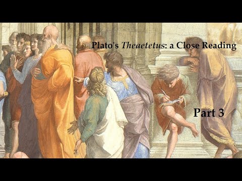 Plato's Theaetetus. A Close Reading: Part 3