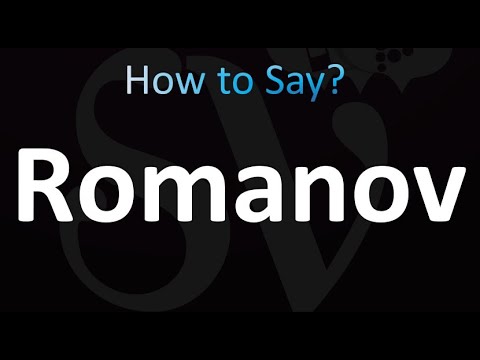 How to Pronounce Romanov (Correctly!)