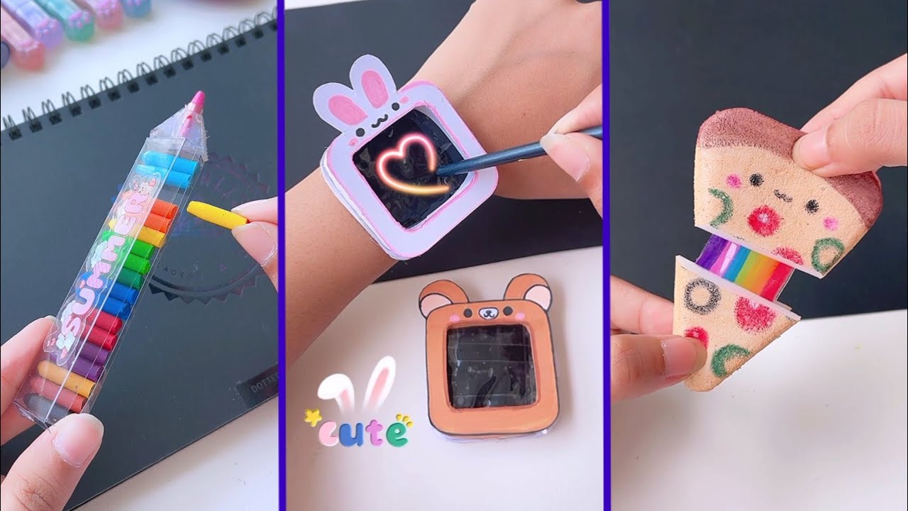 Easy craft ideas/ miniature craft /Paper craft/ how to make /DIY/school project/Tonni art and craft