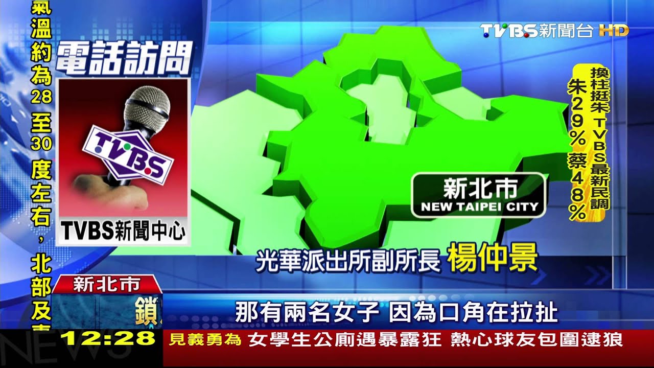 爭風吃醋街頭大打出手! 見警來全蹲下