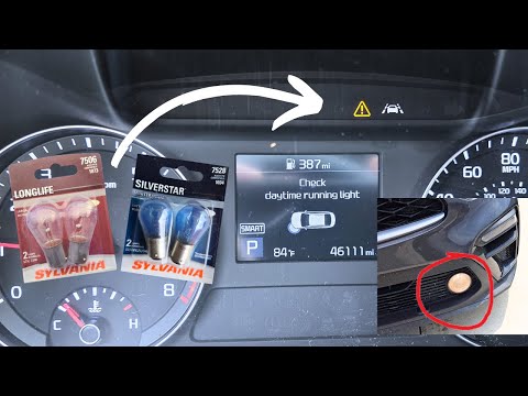 How to Replace Daytime Running Light KIA FORTE