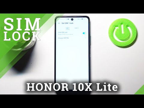 How to Remove SIM PIN from SIM Card in Honor 10X Lite? Unlock your SIM Card