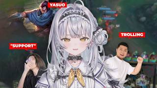 VSPO! Newbie Experiencing 2 AM League Custom【Ginjo Saine/Vtuber/League of Legends/ENSub】