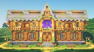 Minecraft: How to Build an Ultimate Wooden House • Tutorial