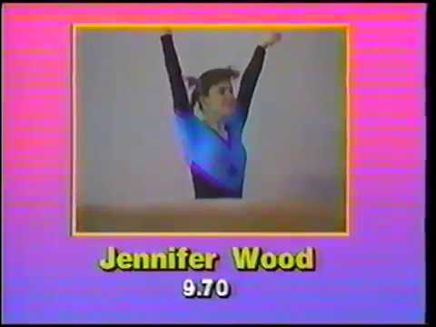 Jennifer Wood (CAN) V - 1989 Elite Canada & Commonwealth Trials