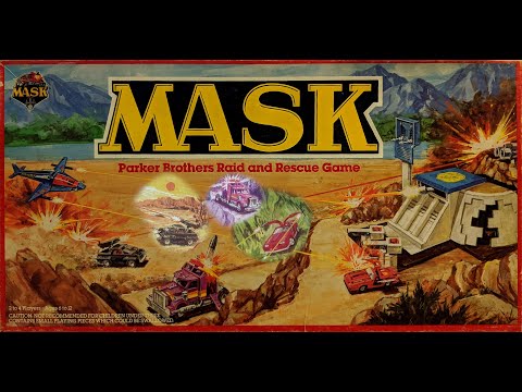 Board Game Archaeology #55 MASK: Raid and Rescue (1985) by Parker Brothers