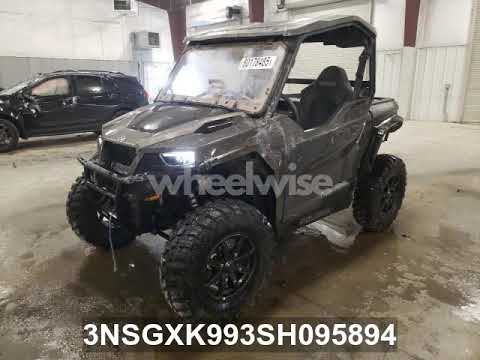 2025 POLAR RIS GENERAL 1000 ULT | VIN 3NSGXK993SH095894