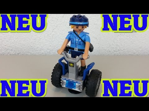 Playmobil Balance Racer with Policewoman 6877 seratus1 unpacking New 2016