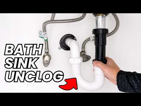 How to Unclog a Bathroom Drain