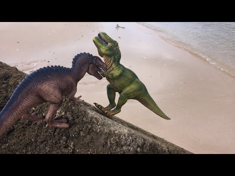 Batalha T-Rex vs Acrocantossauro