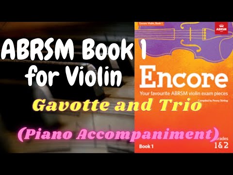 ABRSM Encore Violin Book 1 - Gavotte and Trio from The Fashionable Dilettante Damon