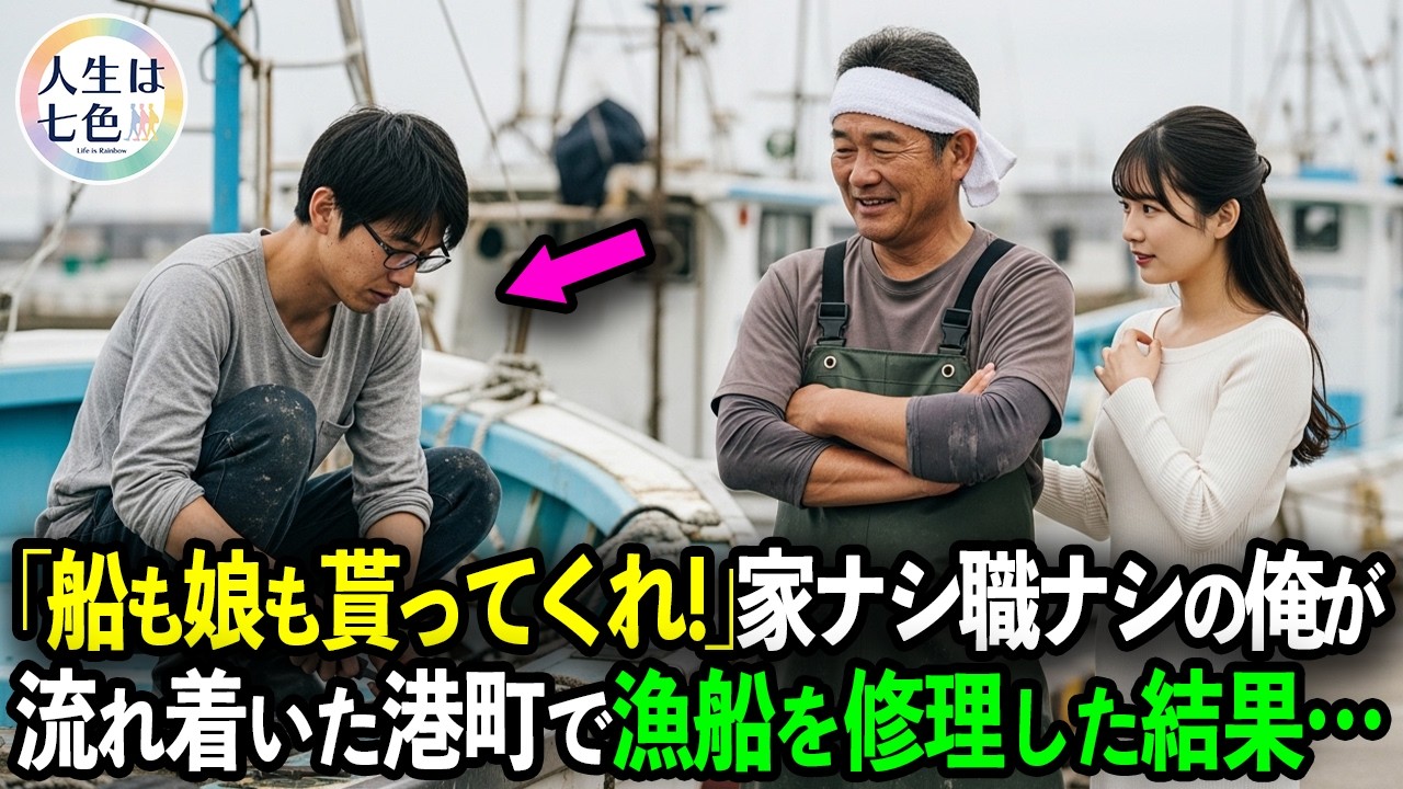 「お前はクビだ！」会社をリストラされた無職の男。流れ着いた港町で声を失った娘に求婚されて…【感動ストーリー】