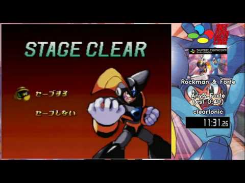 SNES Super Stars 2017 [188] - Rockman & Forte (Any% Forte) by cleartonic