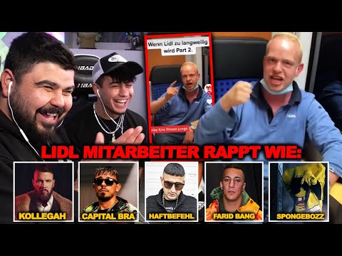 LIDL MITARBEITER RAPPT GENAU WIE KOLLEGAH, HAFTBEFEHL & CAPITAL BRA, FARID BANG & SPONGEBOZZ !