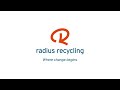 Schnitzer Steel Rebrands as Radius Recycling