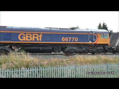 GBRf Class 66 No. 66770 on 6J56 Peak Forest - Salford Hope Street on 7.8.1 - HD