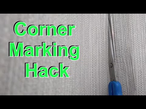 How To Trim Stripey Wallpaper In Corners