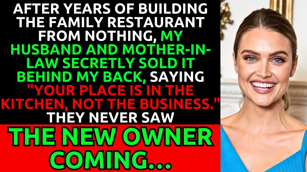 My Husband Sold Our Restaurant Behind My Back, Saying "Your Place Is In The Kitchen"