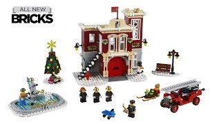 Lego Creator Expert 10263 Winter Village Fire Station Official Images - 1,166 Pieces - $99.99