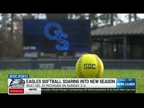 Georgia Southern softball growing confidence after beating nationally-ranked opponent to begin ye...