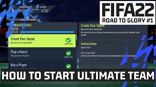 HOW TO START ULTIMATE TEAM- FIFA 22 RTG #1 [Nintendo Switch]