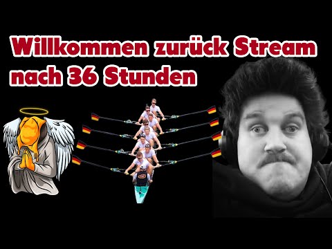 Drachenlord rudert wie der Olympia Achter. Willkommen zurück Stream nach 36h Internetabstinenz