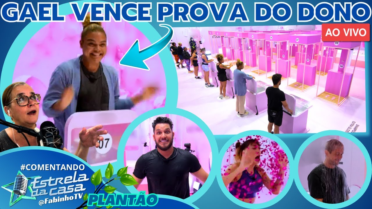 🔴ESTRELA DA CASA: GAEL VENCE A PROVA DO DONO DO PALCO, VEJA RESUMO, PENSA INDICAR MATHEUS OU NICOLE