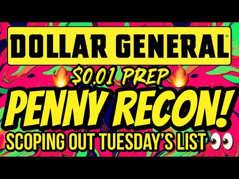‼️$0.01 PREP‼️SCOPING MY STORES FOR TUESDAY’S PENNY LIST‼️THIS WILL BE A GOOD ONE‼️#dollargeneral 