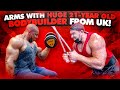 ARMS WITH HUGE 21-YEAR OLD BODYBUILDER FROM THE UK!