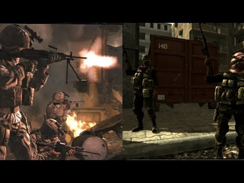 CALL OF DUTY NPC WAR MARINES VS OPFOR
