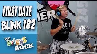 Blink 182 First Date Drum Cover See Briggs Rock