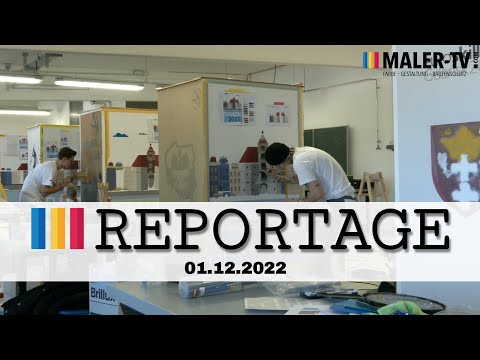 Bundesleistungswettbewerb der Maler 2022 | MALER-TV REPORTAGE
