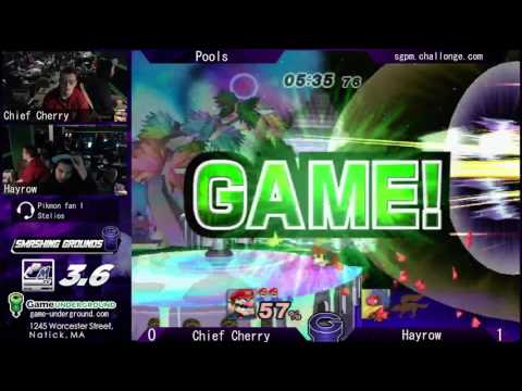 SG Arcadian Spr '17 - Pools: Chief Cherry (Wario) vs Hayrow (Falco)