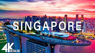 Singapore 4K -  Relaxing Music Along With Beautifu