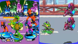10 HARDEST Levels in TMNT Games