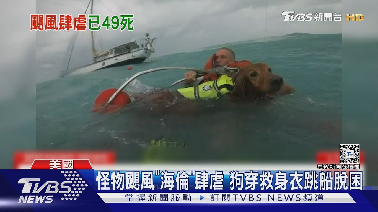 今年最強颶風!「海倫」橫掃美東南 狗與主人受困海中央