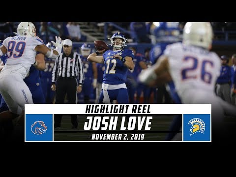 Josh Love Highlights: No. 21 Boise State vs. San Jose State (2019) | Stadium