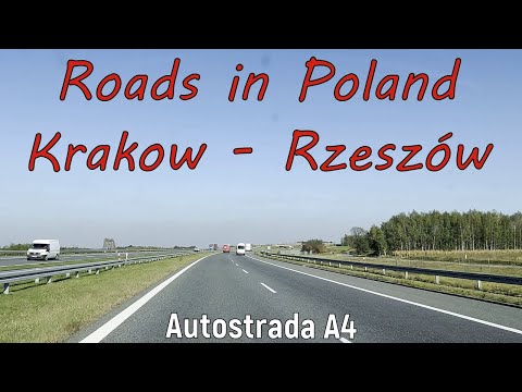 Poland (Krakow Rzeszów) Roads in Poland | Driving | Polskie Drogi | A4 Autostrada | Poland