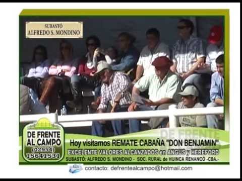 DE FRENTE AL CAMPO junto al REMATE de DON BENJAMIN