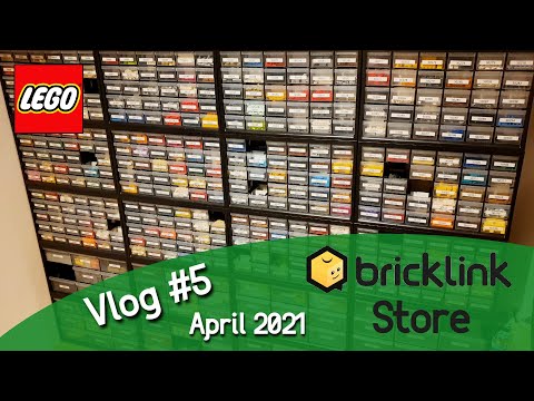 LEGO Bricklink Store Vlog # 5 | EXTENSION of the Bricklink store and a trip to Legoland | April 2021