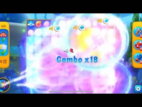 Fishdom Gameplay Atlantis Cup Stage 106