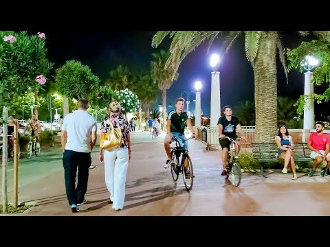 BEAUTIFUL SEA FRONT GIULIANOVA. Italy - 4k Walking Tour around the City - Travel Guide. #Italy