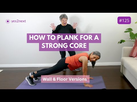 CORE EXERCISE: How to Plank Properly for Beginners, Seniors