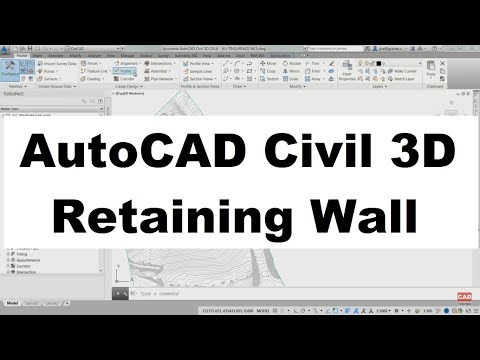 AutoCAD Civil 3D Retaining Wall Tutorial