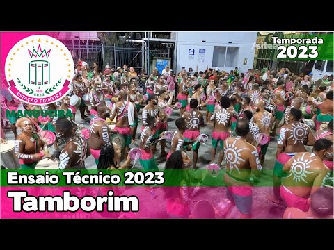 Mangueira 2023 | Tamborins - Ensaio Técnico | Samba ao vivo - #ET23