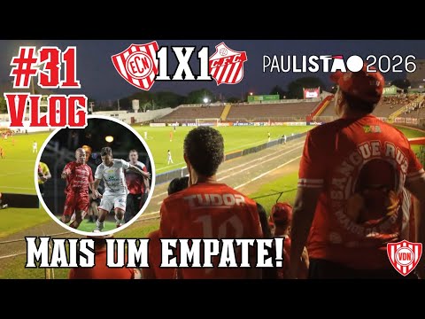 Precisamos ganhar!! | NOROESTE 1x1 Capivariano | Vlog 31 | Paulistão 2026