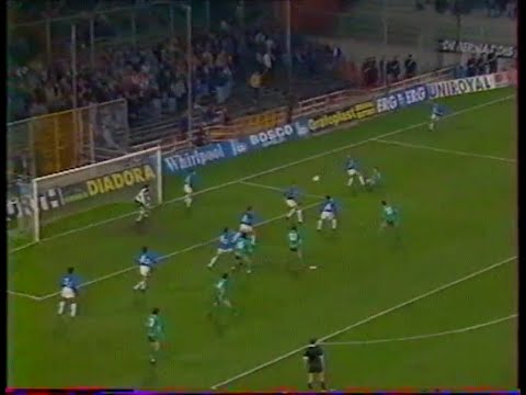 SAMPDORIA - PANATHINAIKOS-1-1     (TOUS LES BUTS : COUPE DES CHAMPIONS : SAISON 1991-1992)