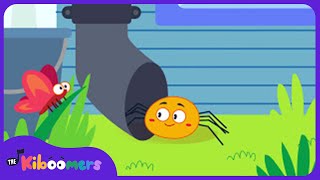 Itsy Bitsy Spider | Spider Songs and Fingerplays | Nursery Rhymes for Kids | The Kiboomers