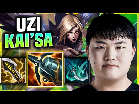 UZI DOMINATING WITH KAI'SA! - Uzi Plays Kai'sa ADC vs Vayne! | Season 11