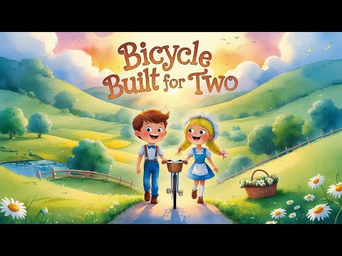 Bicycle Built for Two (Daisy Bell) - NeoKids Nursery Rhymes & Kids Sing Along Songs with Lyrics